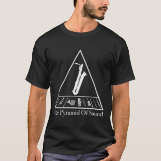 マーチングバンドバリトンサックス Tシャツ