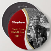 マーチングバンドフォトレッド金ゴールド2013 缶バッジ (正面&裏面)