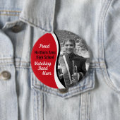 マーチングバンドマムレッドブラック 缶バッジ (インサイチュ)