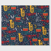 マーチングバンドラッピング紙 ラッピングペーパー (フラット)