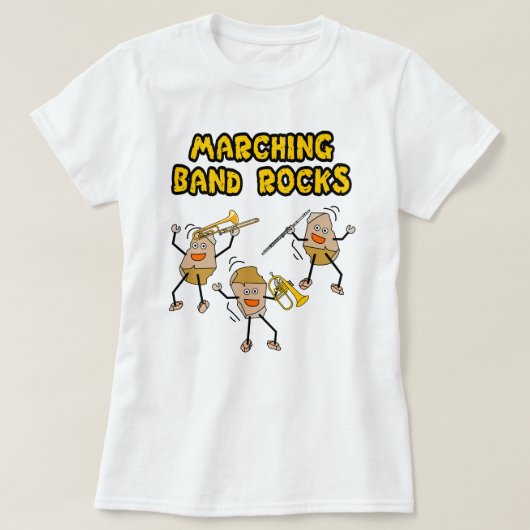 マーチングバンドロック Tシャツ (デザイン正面)