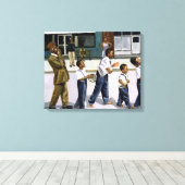 マーチングバンド2000 キャンバスプリント (インサイチュ (ウッドフロア))