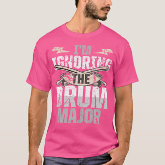 マーチングバンド ドラムメジャーを無視してます Tシャツ