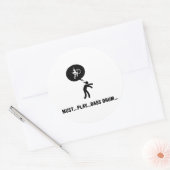 マーチングバンド – バスドラム ラウンドシール (封筒)