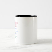 マーチングバンド – バンドママことわざ ツートーンマグカップ (中央)