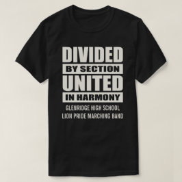 マーチングバンド | 分割統一されたと Tシャツ