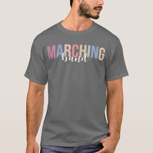 マーチングバンド 音楽 ヴィンテージ Tシャツ (正面)