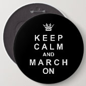 マーチングバ保ンドが落ち着いて行進 缶バッジ (正面&裏面)