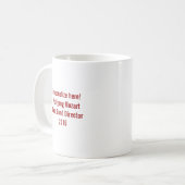 マーチングバ保ンドの静かな – カスタマイズ! コーヒーマグカップ (正面左)