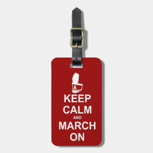 マーチングバ保ンドの静けさと行進 ラゲッジタグ