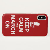 マーチングバ保ンドの静けさと行進 Case-Mate iPhoneケース (裏面(横))