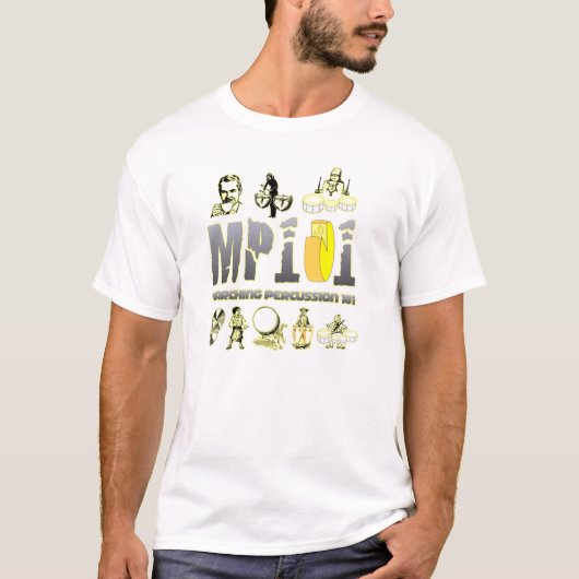 マーチングパーカッション101 (MP101) Tシャツ (正面)