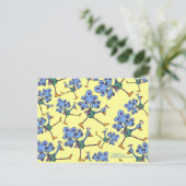 マーチングピーコックコラージュ ポストカード (スタンド正面)