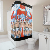 マーチングボーイズ シャワーカーテン (インサイチュ)