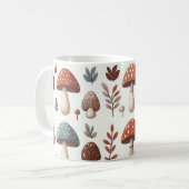 マーチングマッシュルーム コーヒーマグカップ (正面左)