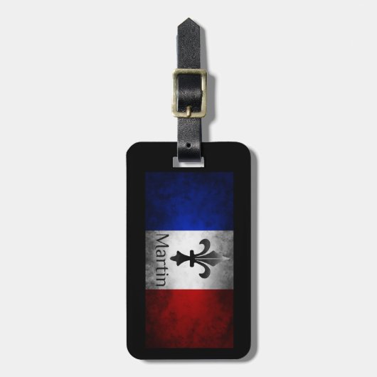 マーチンフランスの州旗 ラゲッジタグ (正面縦)