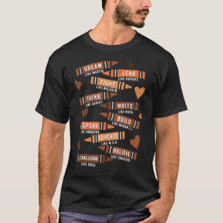 マーチンリーダーズのような夢アフリカ黒史モ Tシャツ