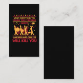 マーチン笑わされるグバンド皮肉トランペットドラム音楽 名刺 (正面/裏面)