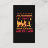 マーチン笑わされるグバンド皮肉トランペットドラム音楽 名刺 (正面)