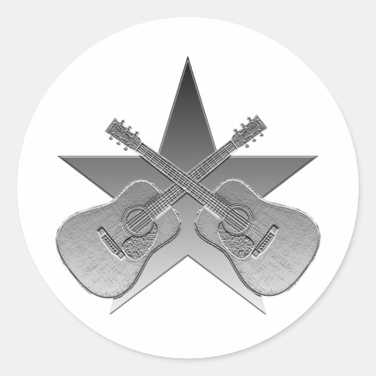 マーチンD28メタリックスター ラウンドシール (正面)