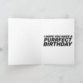 マーチ誕生日ガールグリーティングカード カード (内部)