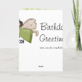 マーチ誕生日天使 カード (裏面)