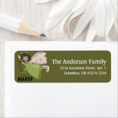 マーチ・エンジェル・オブ・ザ・カース差出人住所ラベル ラベル (インサイチュ)