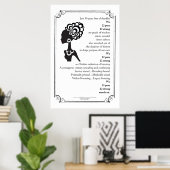 「マーチ・オン」詩の女性ポスター ポスター (ホームオフィス)