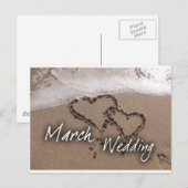 マーチ ビーチデスティネーションウェディング... - オーダーメイド 案内ポストカード (正面/裏面)