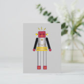 マーツキンス少年ロボットハガキ© 2012 M.マーツ ポストカード (スタンド正面)