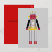 マーツキンス少年ロボットハガキ© 2012 M.マーツ ポストカード (正面/裏面)