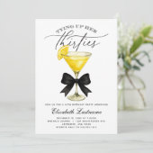 マーティニ 30代を締めくくる 40歳の誕生日 招待状 (スタンド正面)