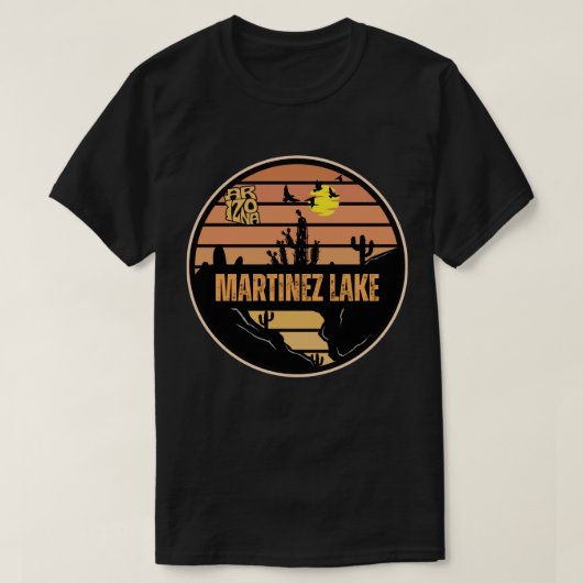 マーティネス湖(アリゾナ州) Tシャツ (デザイン正面)