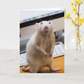 マーティマウス立ち上げグリーティングカード カード (黄色い花)