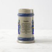 マーティンの家紋ステイン ビールジョッキ (中央)
