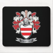 マーティンの紋章付き外衣 マウスパッド (正面)