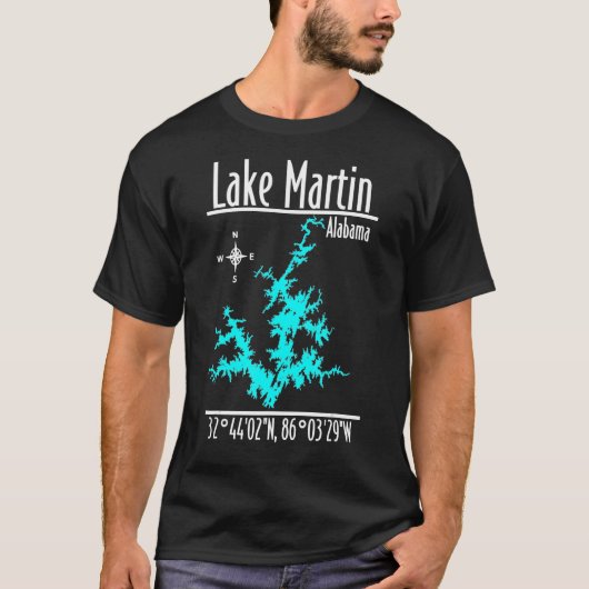 マーティンアラバマ湖 Tシャツ (正面)