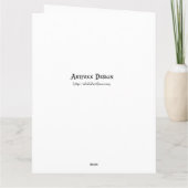 マーティンジョンソンヒードブルーモルフォバタフライ カード (裏面)