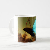 マーティンジョンソンヘードブルーモルホバタフライ コーヒーマグカップ (正面左)