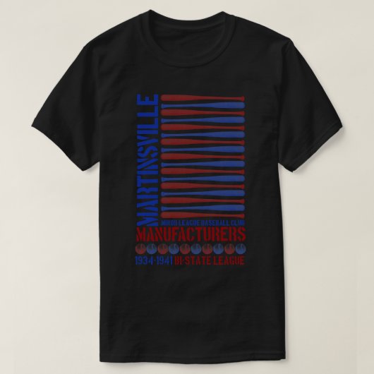 マーティンズビルメーカー Tシャツ (デザイン正面)
