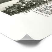 マーティンズフェリー， OHパノラママップ – 1899 ポスター (角)