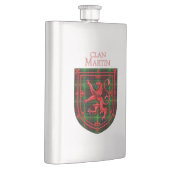 マーティンタータンチェックスコティッシュプリッドライオンラパント フラスク (右)