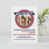 マーティンルーサーキングインターファクトお祝い招待状 招待状 (スタンド正面)