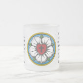 マーティンルーサービア引用文 フロストグラスマグカップ (中央)