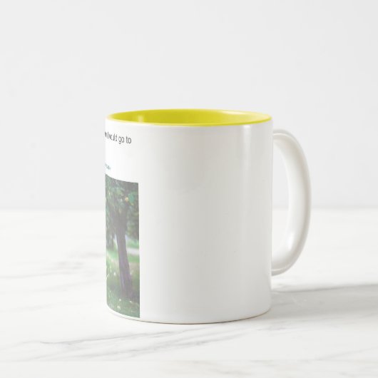 マーティンルーサー引用文の世界が粉々になる ツートーンマグカップ (正面右)