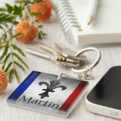 マーティン名とフラフランスのグ キーホルダー (正面右)