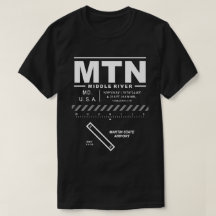 マーティン州エアポートMTN Tシャツ