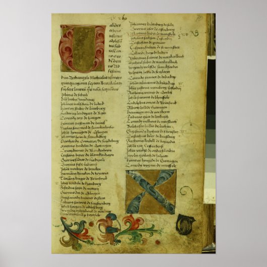 マーティン・ルーサーの入学願書 ポスター (正面)