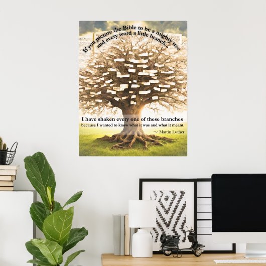 マーティン・ルーサー引用文ポスター ポスター (ホームオフィス)