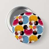 マーティン・ルーサー・キング・デイ、平等と同胞愛 缶バッジ (正面&裏面)